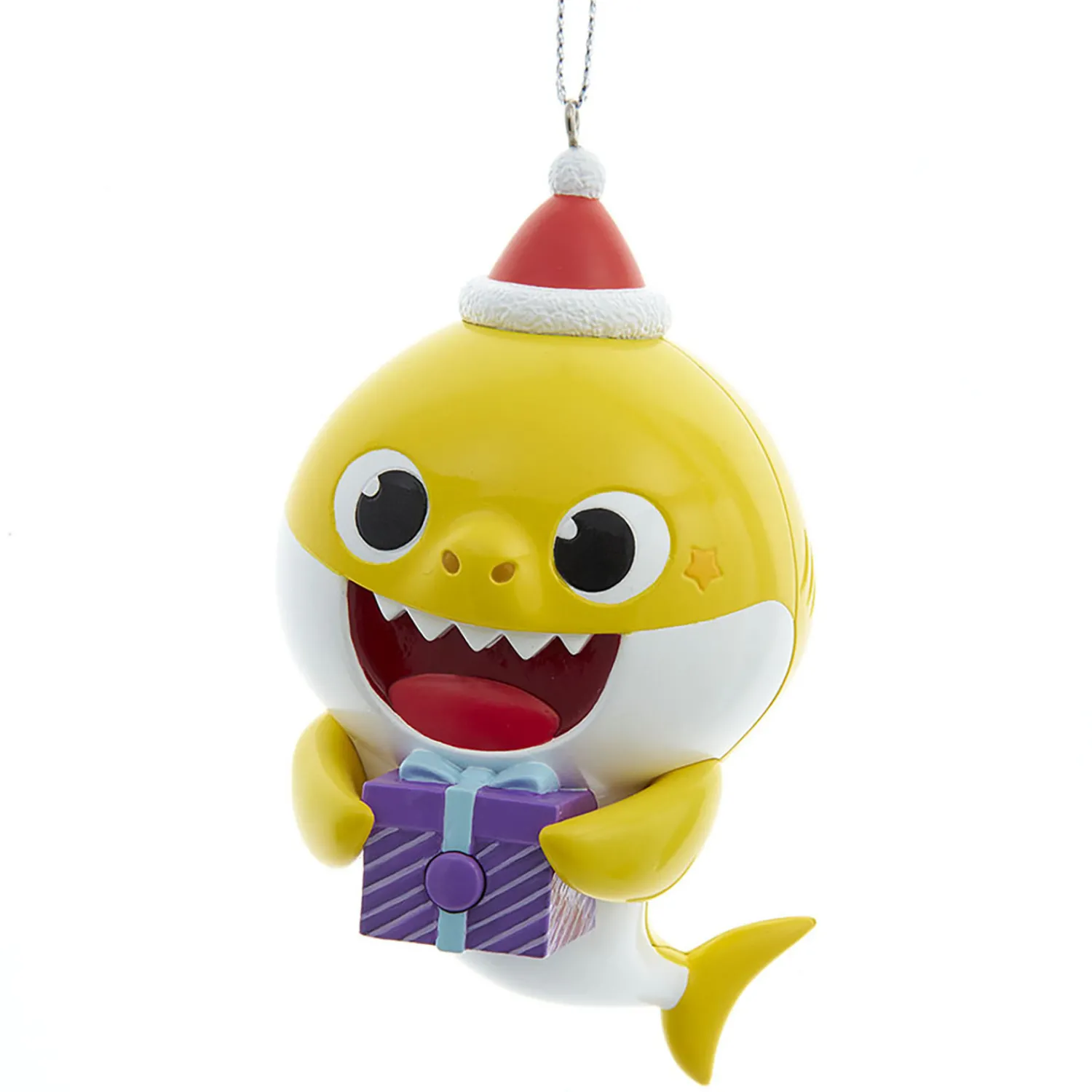 The Jolly Christmas Shop 4" Baby Shark Ollie Musical Christmas Ornament BK1212