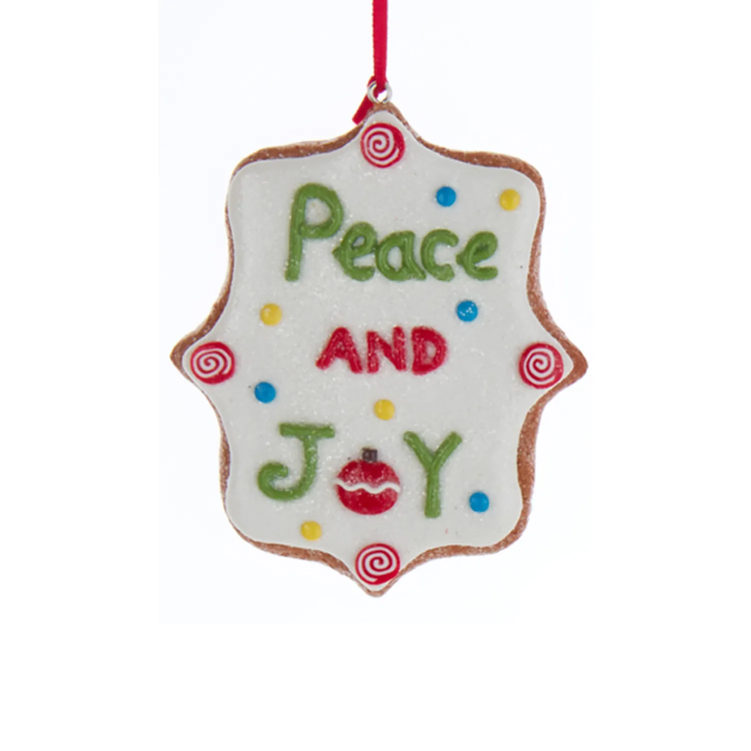 Outlet The Jolly Christmas Shop 3.5" Claydough Cookie Sign Christmas Ornament D4066