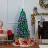 The Jolly Christmas Shop 6' Color Changing Fiber Optic Tinsel Christmas Tree 6522-60M