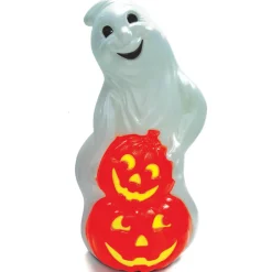 Clearance The Jolly Christmas Shop 31" Ghost With Pumpkins Halloween Blow Mold 56480