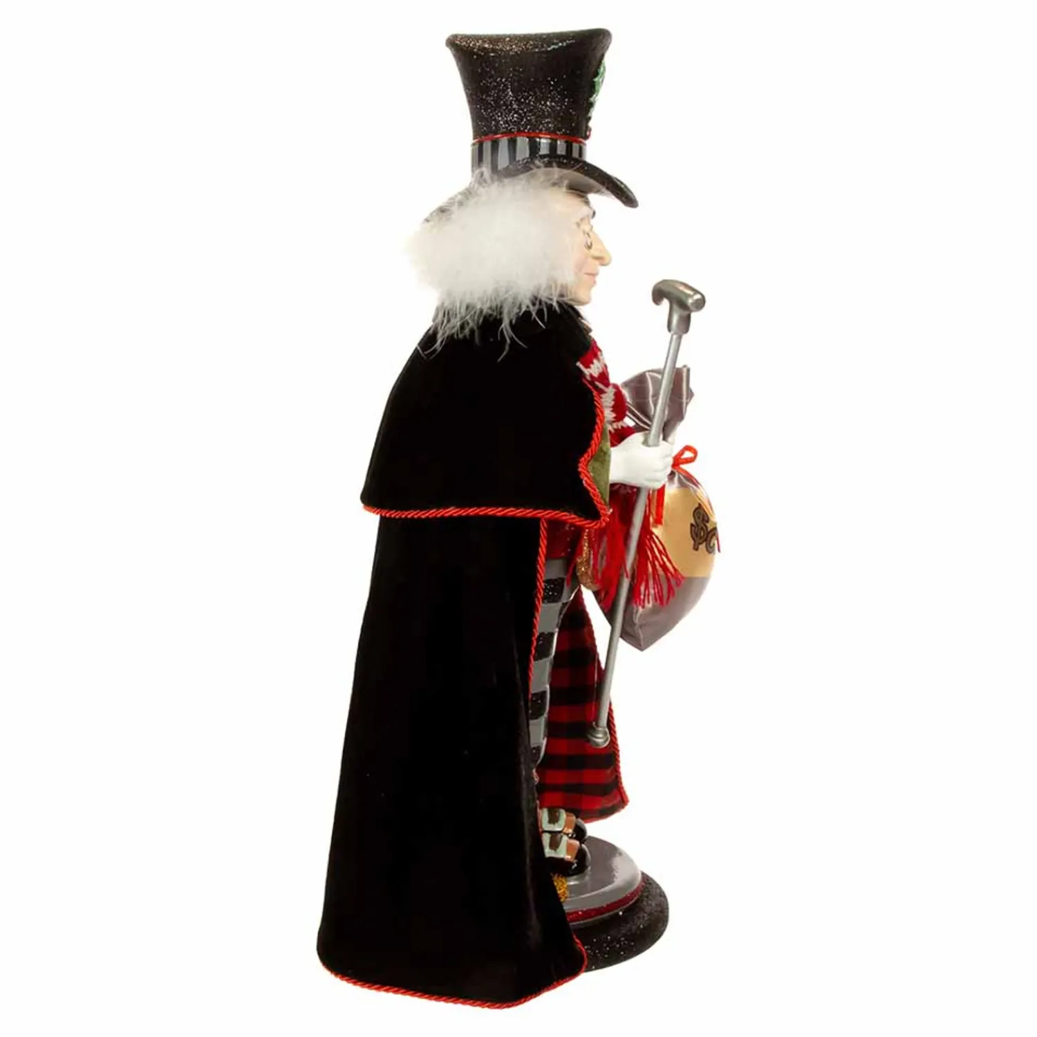 Clearance The Jolly Christmas Shop 17" Hollywood Nutcrackers Scrooge Christmas Nutcracker HA0615