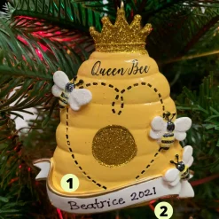 Outlet The Jolly Christmas Shop 3" Honey Jar Personalized Christmas Ornament
