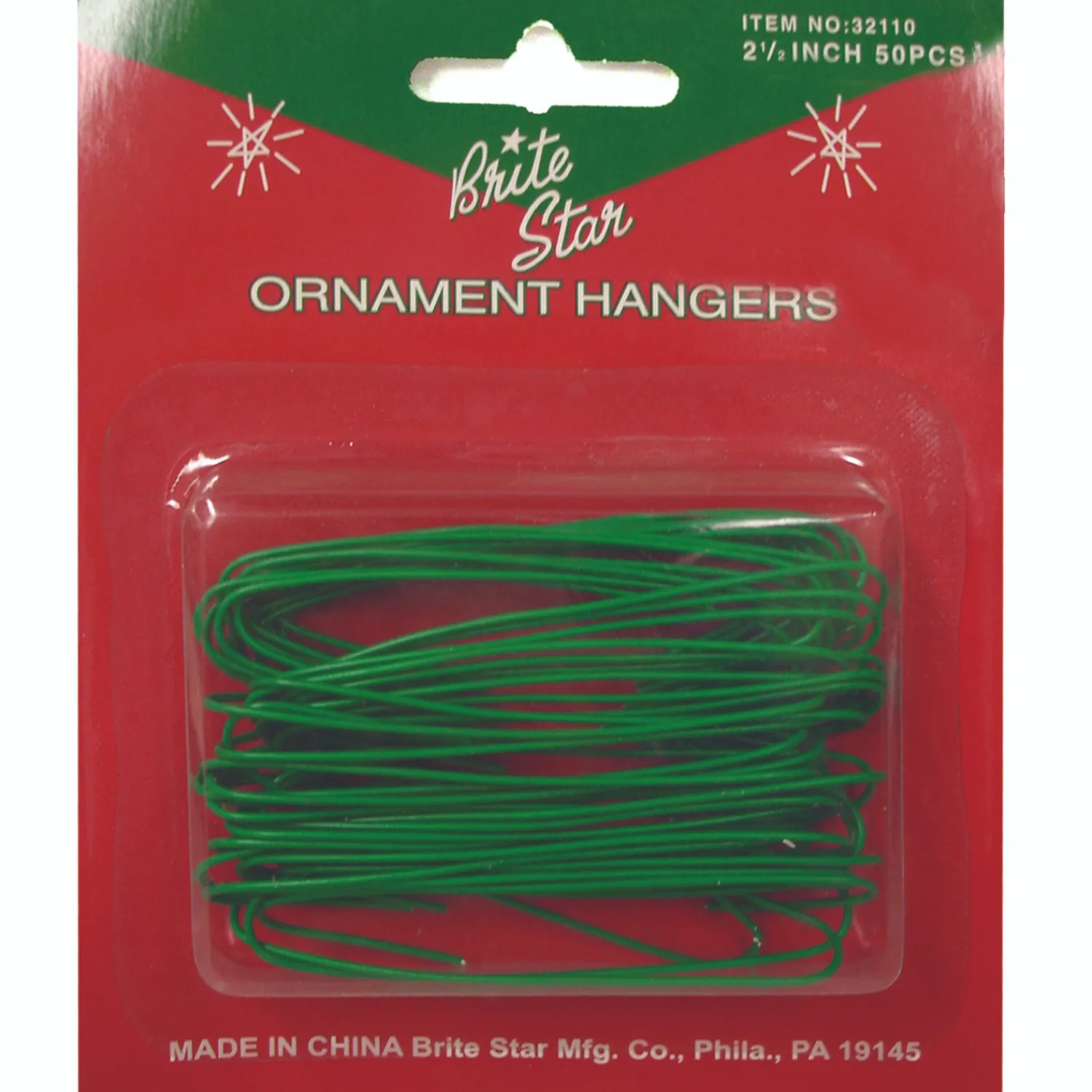 Best The Jolly Christmas Shop 50 Large Green Christmas Tree Ornament Hooks