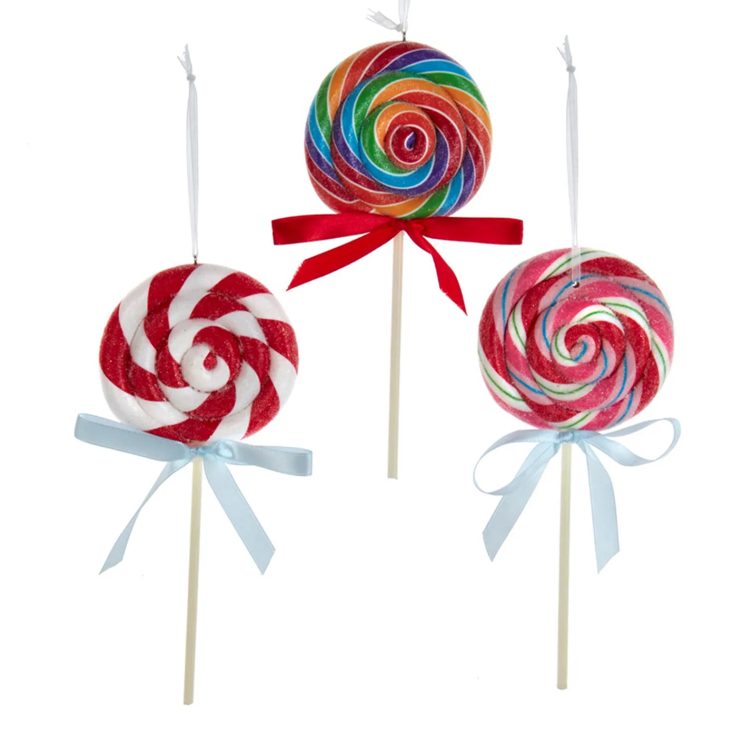 New The Jolly Christmas Shop 6.85" Lollipop Christmas Ornament D4137