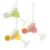 Best The Jolly Christmas Shop 4.75" Margarita Cocktail Glass Christmas Ornament T3016