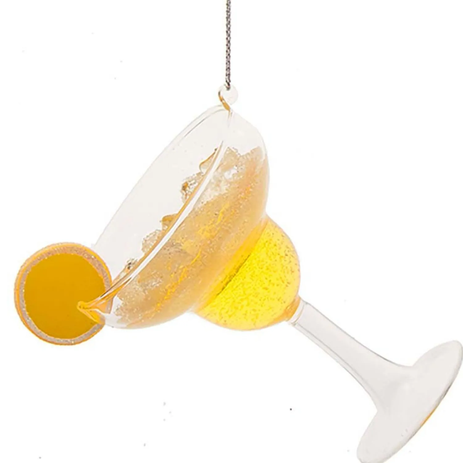 Best The Jolly Christmas Shop 4.75" Margarita Cocktail Glass Christmas Ornament T3016