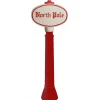 Clearance The Jolly Christmas Shop 45" North Pole Sign Blow Mold Outdoor Christmas Decor 76940