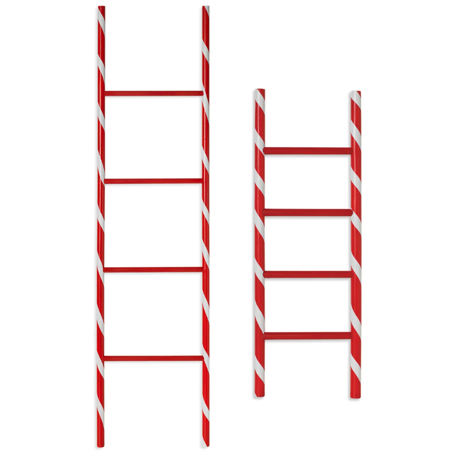 Clearance The Jolly Christmas Shop 24" Or 48" Wooden Holiday Candy Cane Ladder Christmas Decoration