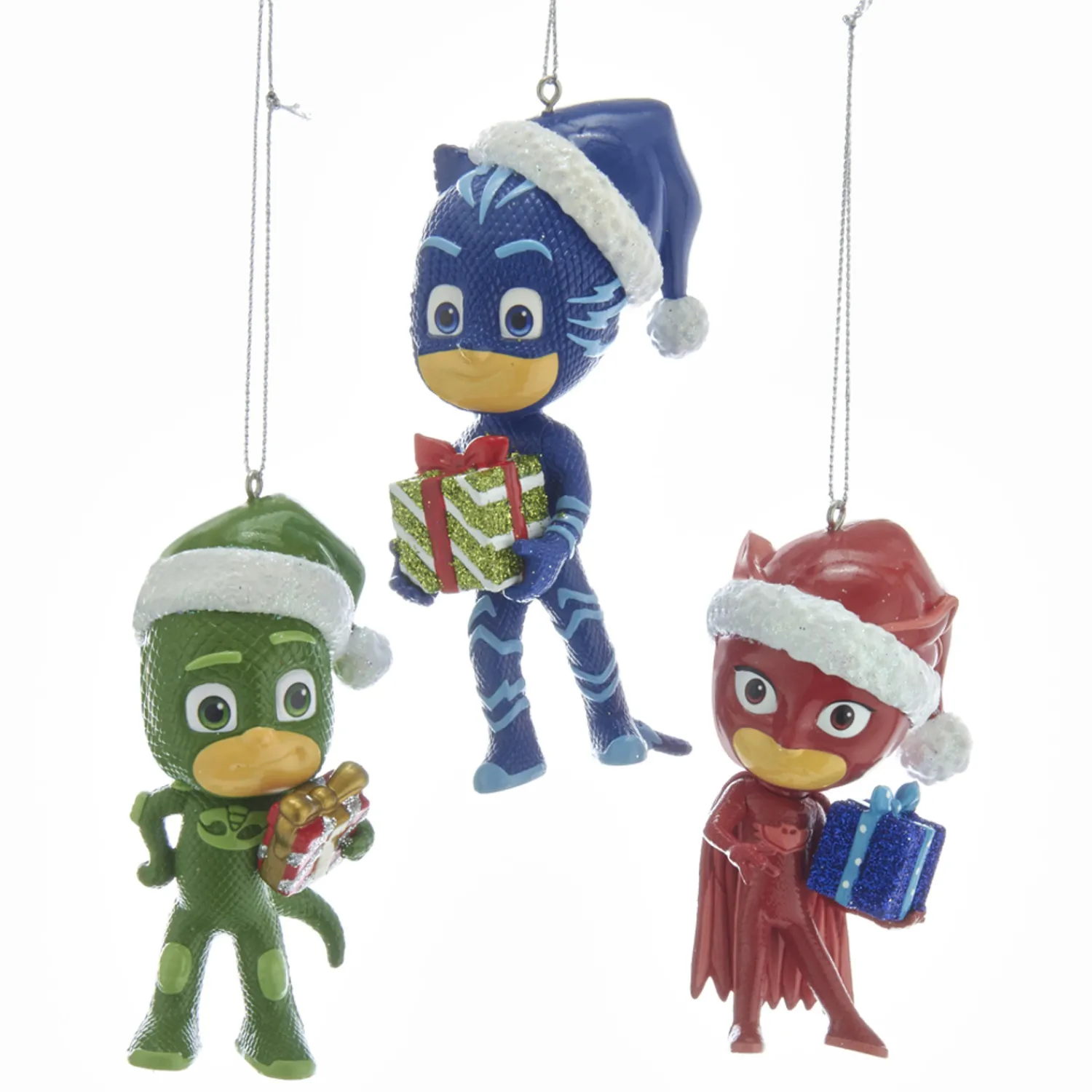 Outlet The Jolly Christmas Shop 3.5" PJ Masks With Santa Hat Christmas Ornament PJ1191
