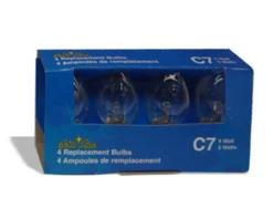 Hot The Jolly Christmas Shop 4 Pk Clear C7 Replacement Bulbs