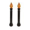 Hot The Jolly Christmas Shop 40" Set Of 2 Lighted Black Candle Blow Mold Halloween Decoration 62300