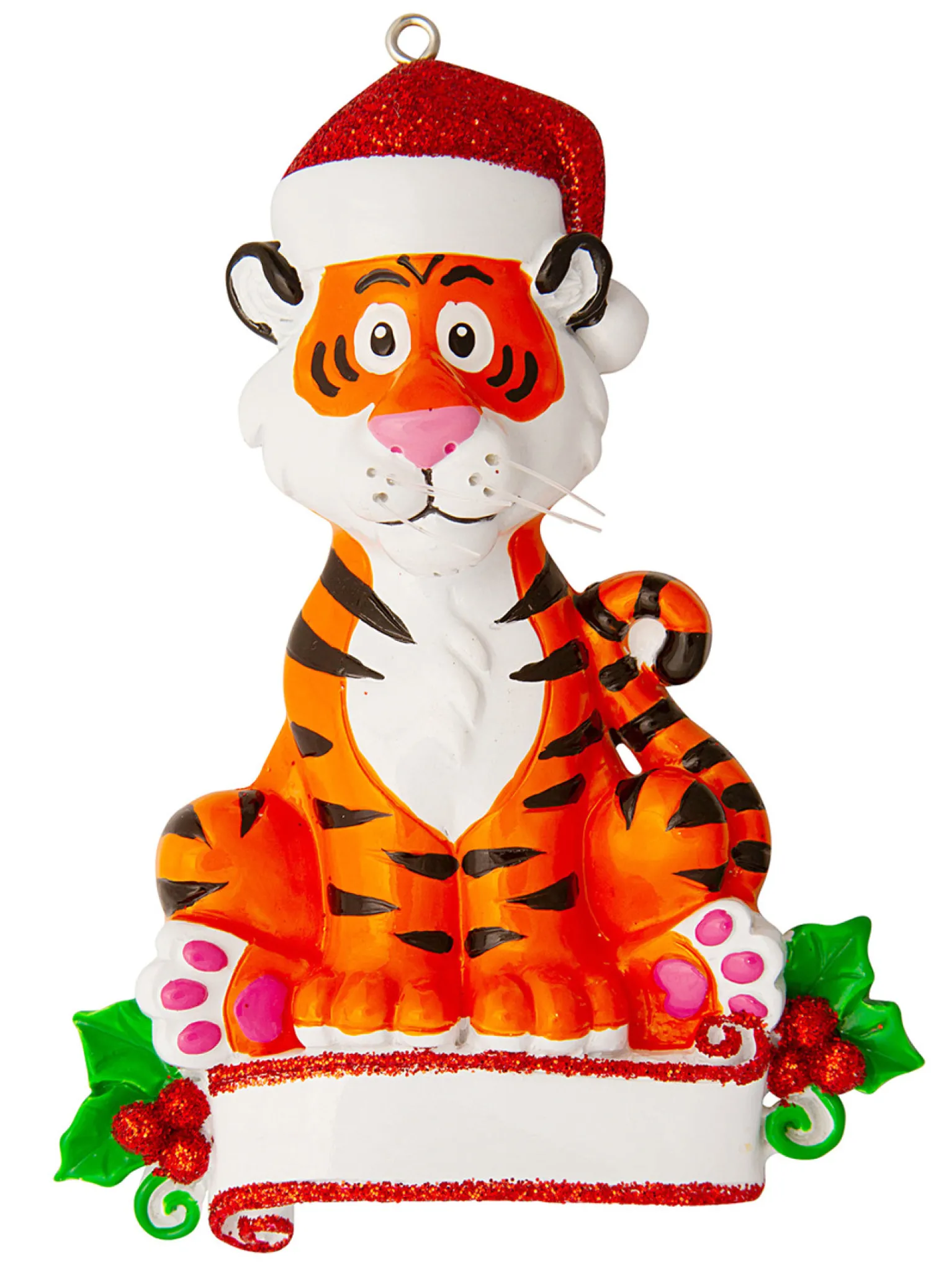 Sale The Jolly Christmas Shop Baby Tiger Personalized Christmas Ornament OR1850T
