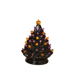 Best The Jolly Christmas Shop Battery Operated Lighted Halloween Ceramic Trees With Sound 2551760