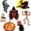Clearance The Jolly Christmas Shop Beistle 9.5"-16" Vintage Halloween Classic Cutouts Set Of 7 00429