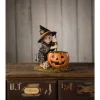 Online The Jolly Christmas Shop Bethany Lowe 5.75" Pumpkin Brewing Piper Halloween Witch Figure TD3136