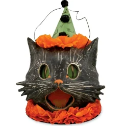 Online The Jolly Christmas Shop Bethany Lowe 10" Sassy Cat Candy Container Halloween Decoration TJ8284