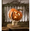 Best The Jolly Christmas Shop Bethany Lowe 12.25" Ut-Oh Gotcha Pumpkin With Skeleton Hand Halloween Decoration TD3143