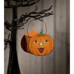 The Jolly Christmas Shop Bethany Lowe Halloween Pumpkin, Black Cat Or Skull Mini Candy Buckets