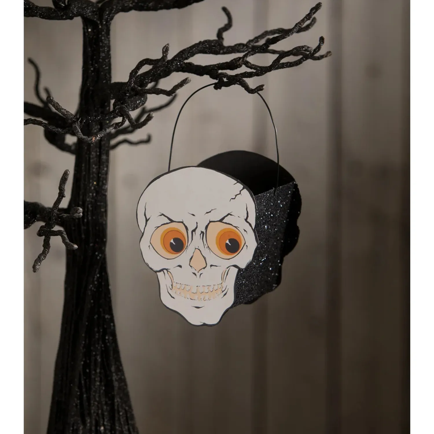 The Jolly Christmas Shop Bethany Lowe Halloween Pumpkin, Black Cat Or Skull Mini Candy Buckets