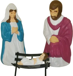 Online The Jolly Christmas Shop Blow Mold Life Size Christmas Nativity 10pc Set