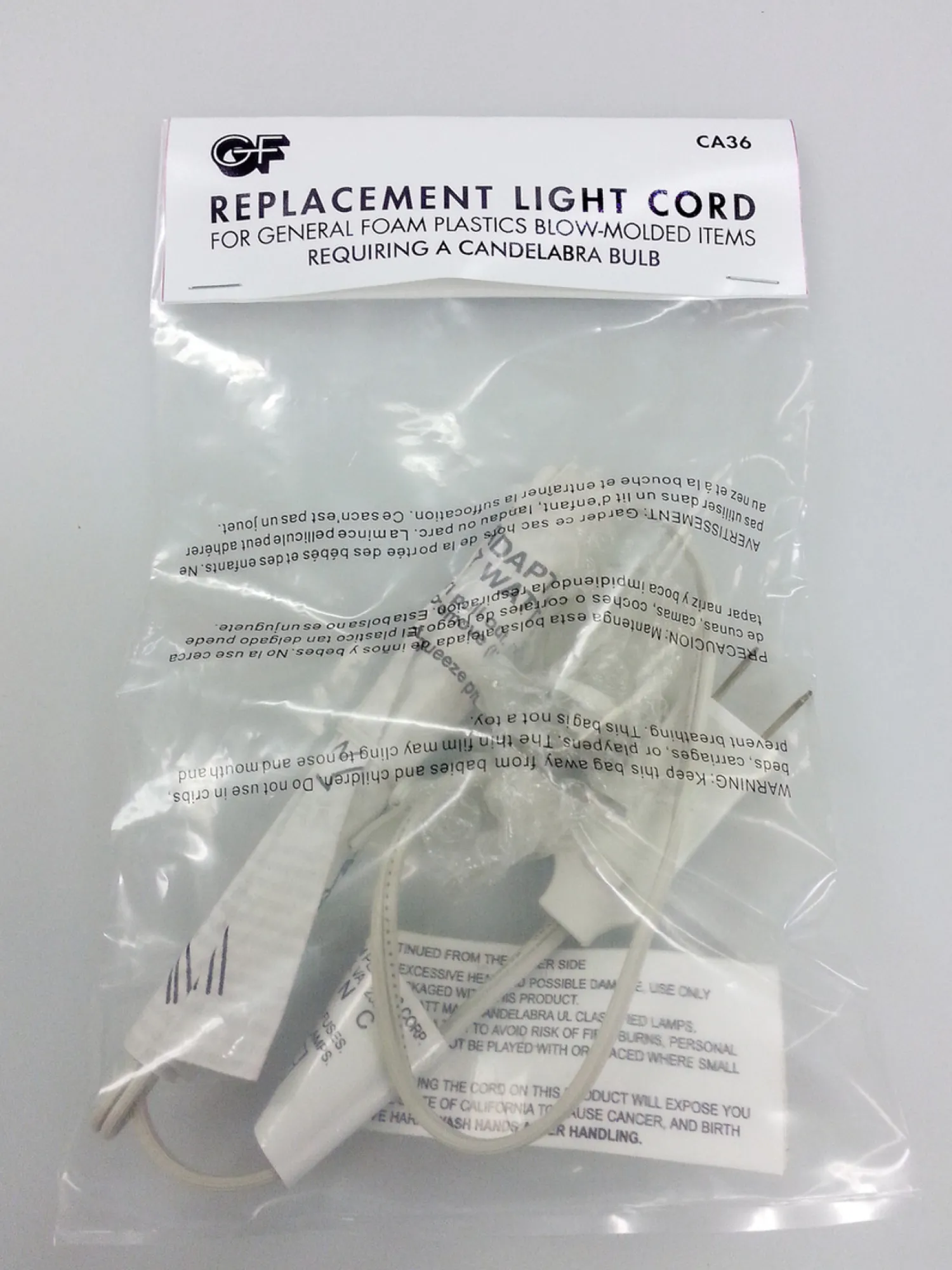 Discount The Jolly Christmas Shop Blow Mold Replacement Light Cord With C7 Bulb CA36