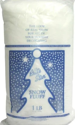 Outlet The Jolly Christmas Shop Brite Star 12 Oz Snow Fluff Christmas Decoration 30-577-00