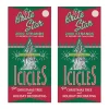 The Jolly Christmas Shop Brite Star Set Of 2 18" 2000 Strand Silver Icicle Christmas Tree Tinsel