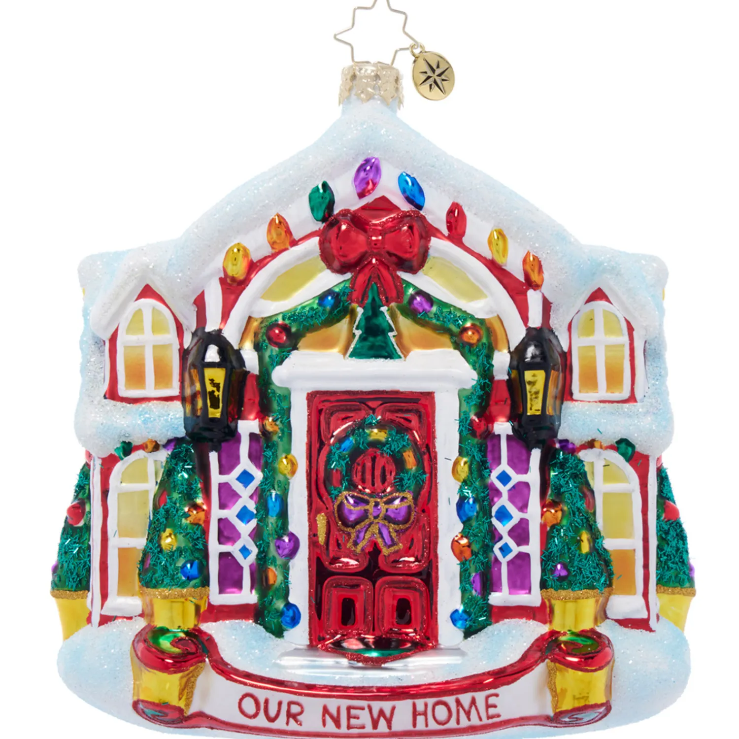 Outlet The Jolly Christmas Shop Christopher Radko A New Holiday Home Glass Christmas Ornament 1022055