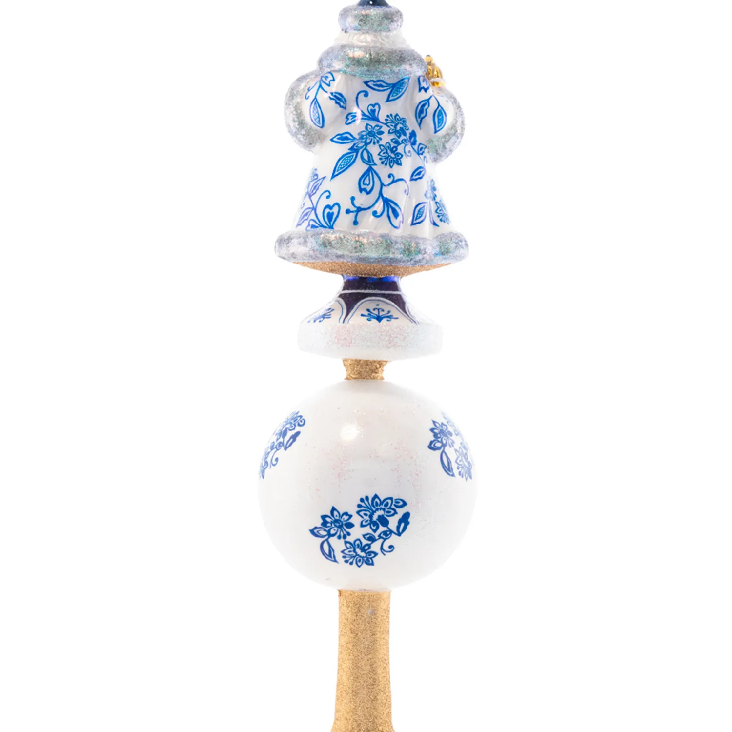 Outlet The Jolly Christmas Shop Christopher Radko Chinoiserie Elegance Santa Finial Christmas Tree Topper 1021534