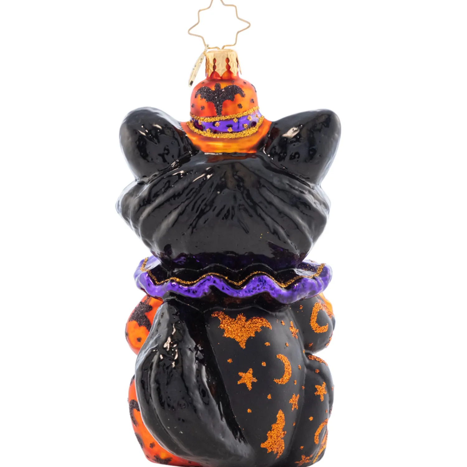 Best The Jolly Christmas Shop Christopher Radko Dapper Black Cat Halloween Glass Ornament 1021605
