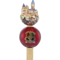 Clearance The Jolly Christmas Shop Christopher Radko Hogwarts Wonderland Harry Potter Glass Christmas Tree Topper 1021690