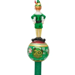 Outlet The Jolly Christmas Shop Christopher Radko Merry Muggins Buddy The Elf Glass Christmas Tree Topper 1021686