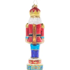 Sale The Jolly Christmas Shop Christopher Radko Royal Elegance Nutcracker Glass Christmas Ornament 1021931
