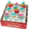 New The Jolly Christmas Shop Christopher Radko Shiny Brite Vivid Vintage 2.5" Shapes Christmas Ornaments 4028186