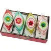 Best The Jolly Christmas Shop Christopher Radko Shiny Brite Festive Fete 7" Reflector Tulip Christmas Ornaments 4028243