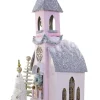 The Jolly Christmas Shop Cody Foster 16.5" Bell Church Vintage Inspired Putz Christmas House HOU-407