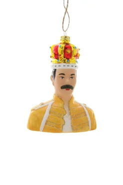 Sale The Jolly Christmas Shop Cody Foster 5" Freddie Mercury Glass Christmas Ornament GO-4033