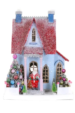 Clearance The Jolly Christmas Shop Cody Foster 14" Holly Jolly Christmas Vintage Inspired House HOU-344