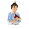Clearance The Jolly Christmas Shop Cody Foster 5" Julia Child Glass Christmas Ornament GO-6651