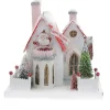Clearance The Jolly Christmas Shop Cody Foster 8.5" Santa's House Vintage Inspired Putz Christmas House HOU-305
