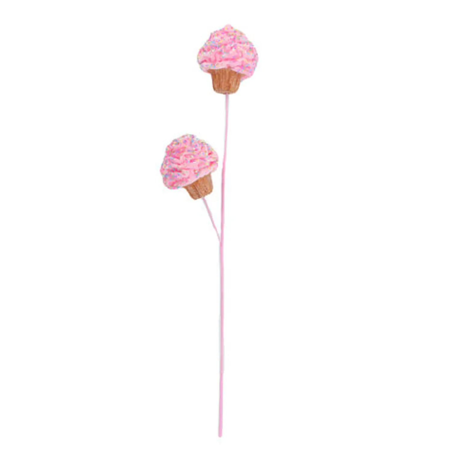 Best The Jolly Christmas Shop December Diamonds 25" White, Blue, Or Pink Cupcake Christmas Tree Pick
