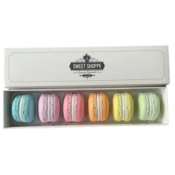 Clearance The Jolly Christmas Shop December Diamonds Set Of 6 Rainbow Macaron Christmas Ornaments 55-55701