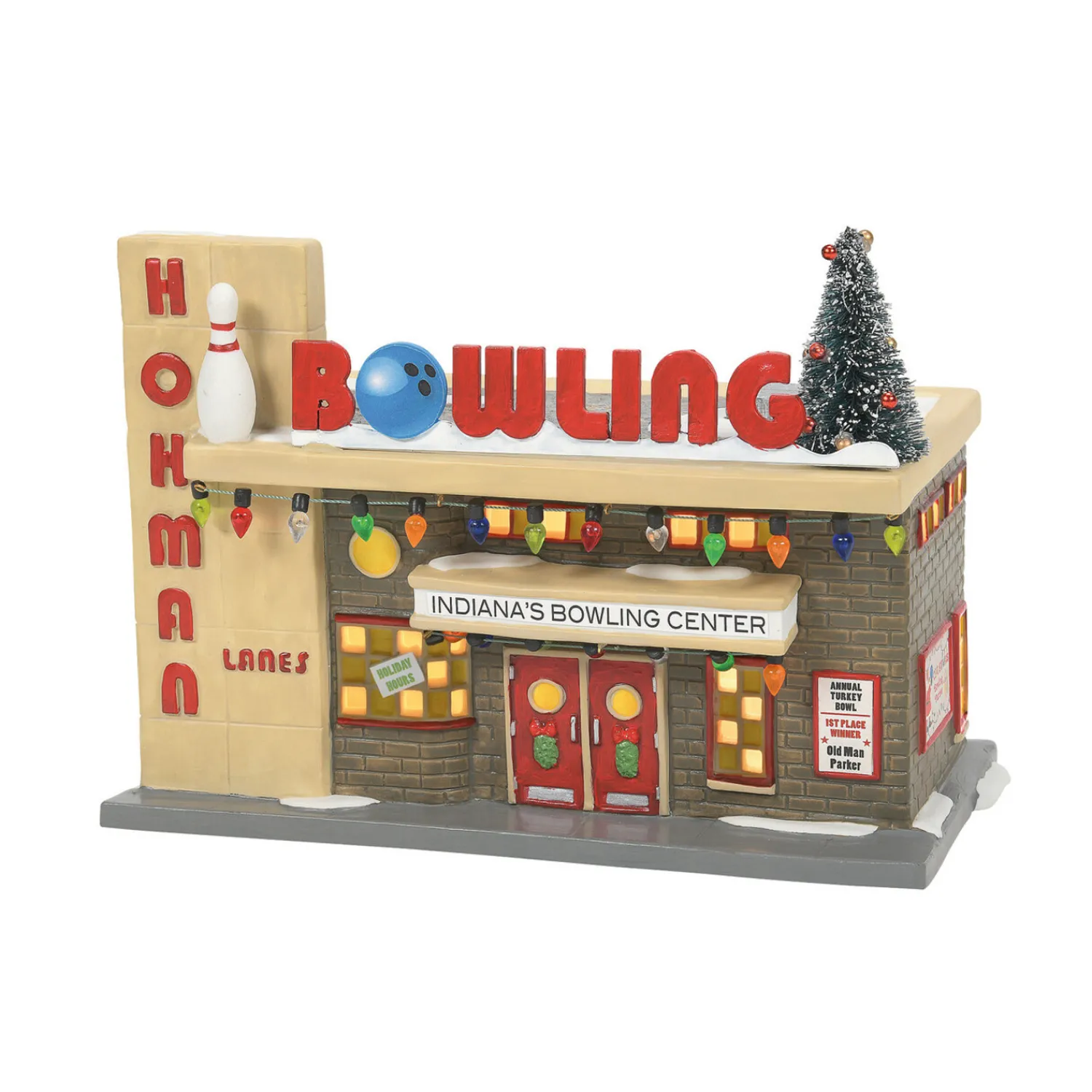New The Jolly Christmas Shop Department 56 A Christmas Story Village Hohman Lanes Bowling 6007724