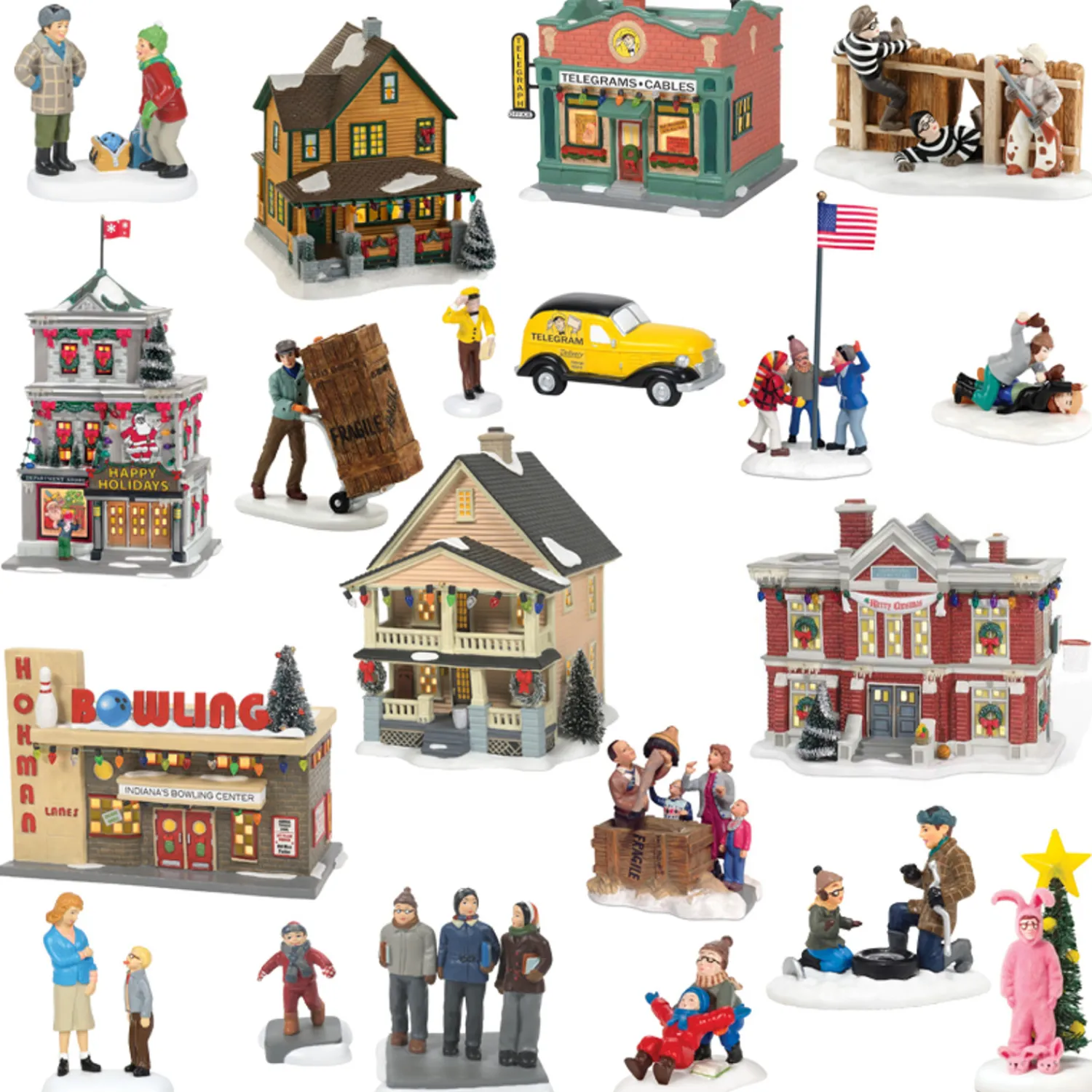 Online The Jolly Christmas Shop Department 56 A Christmas Story 2023 Full Set 18 Pieces