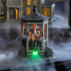 Hot The Jolly Christmas Shop Department 56 Addams Family Village The Gazebo At Moonlight Figure 6005626