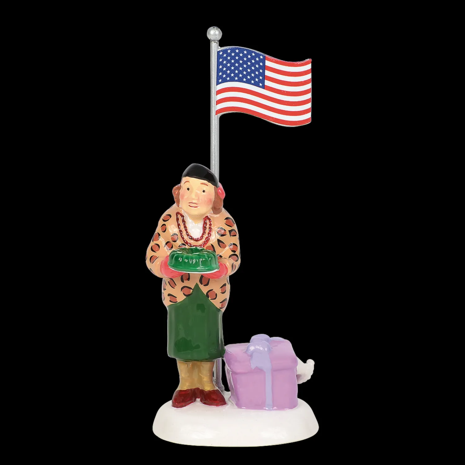 Outlet The Jolly Christmas Shop Department 56 Aunt Bethany Play Ball! Christmas Vacation Figure 6003142