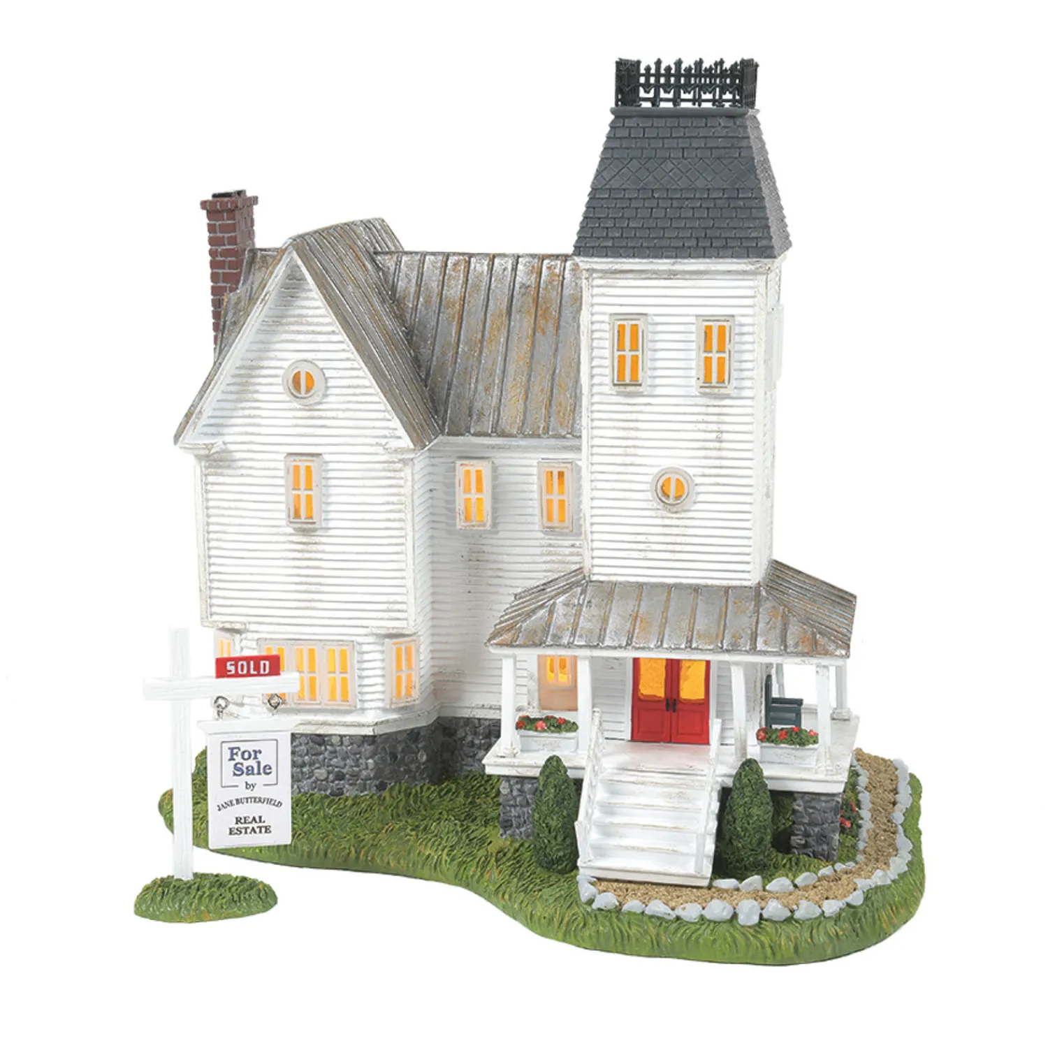 Outlet The Jolly Christmas Shop Department 56 Beetlejuice Village The Beetlejuice House Exclusive Piece 6014733