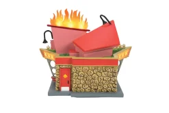 Hot The Jolly Christmas Shop Department 56 Beetlejuice Village Dante's Inferno Lounge Building 6014736