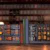 Online The Jolly Christmas Shop Department 56 Diagon Alley Light Up Bookend 6008334