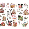 Clearance The Jolly Christmas Shop Department 56 Disney Christmas Village 34 Pc Everything Set